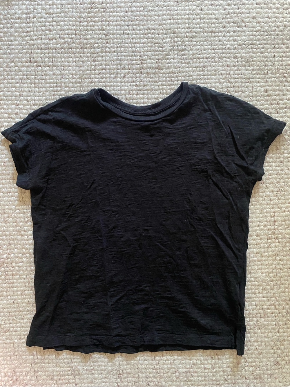 Madewell Black Short-Sleeve Crew Tee